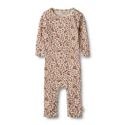 Wheat wool Jumpsuit Haven - Rose flowers